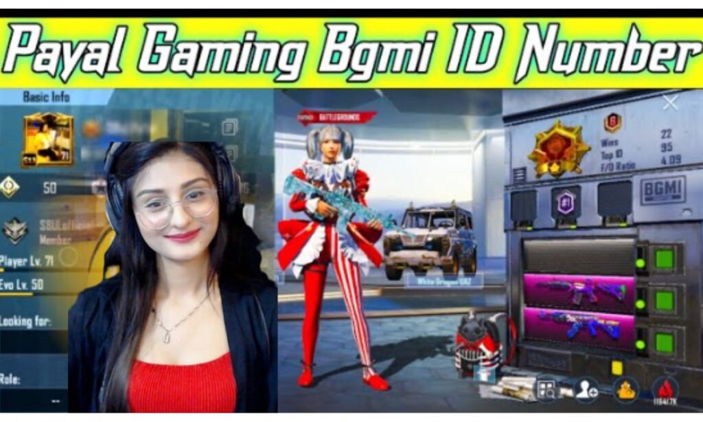 Payal gaming bgmi id number