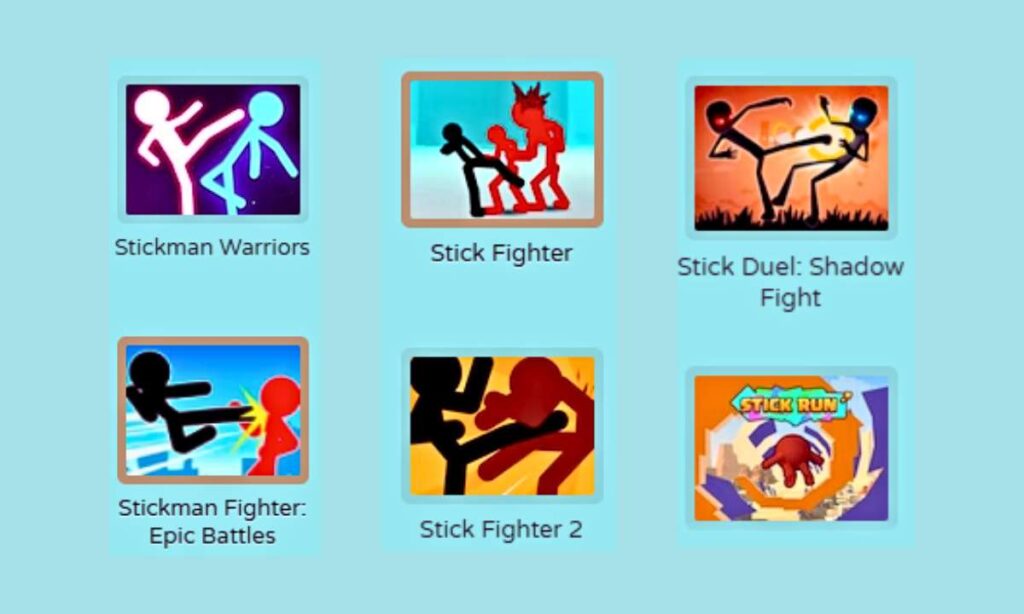2 Player Games Unblocked, Stick Fight